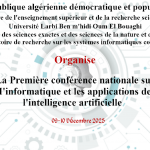 La première conférence nationale sur l’informatique et les applications de l’intelligence artificielle